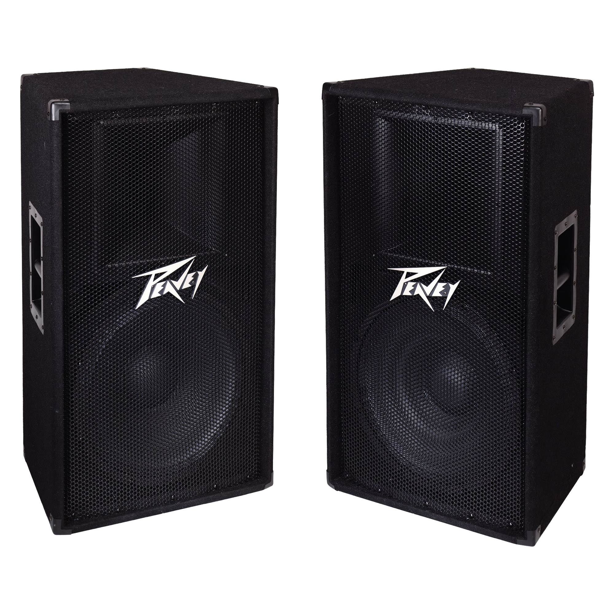 Peavey PV115 2-Way 15" 800W Passive PA DJ Sound PV115 Speaker System (2 Pack)