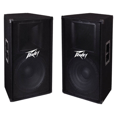Peavey PV115 2-Way 15" 800W Passive PA DJ Sound PV115 Speaker System (2 Pack)