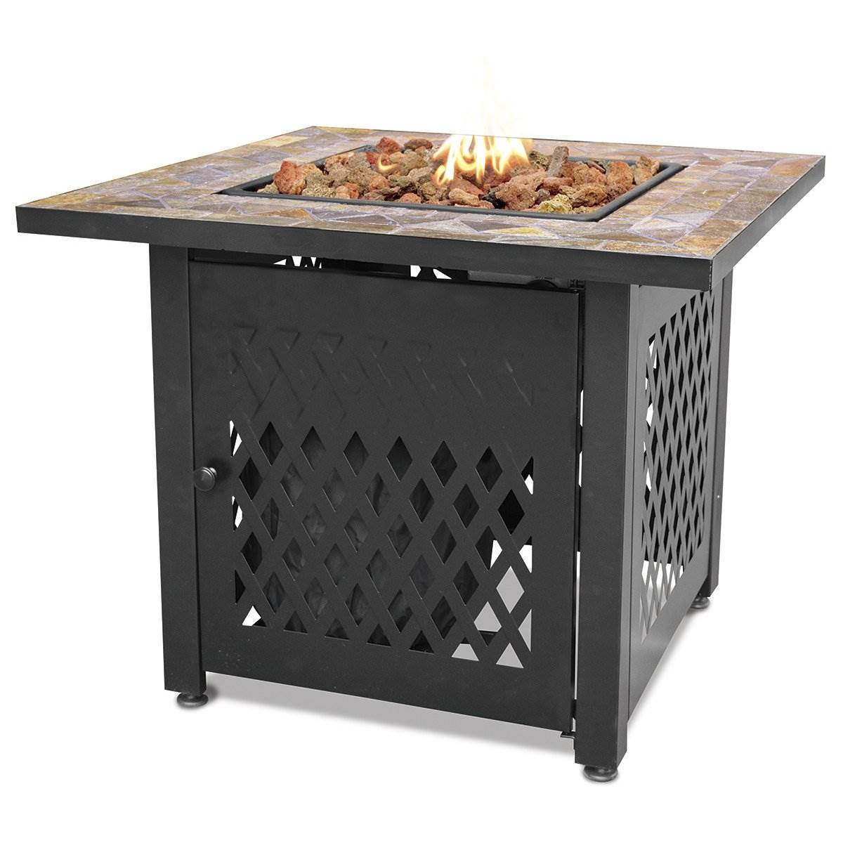 Endless Summer GAD1429SP 30,000 BTU Gas Firepit Table with Lava Rock (Open Box) - VMInnovations