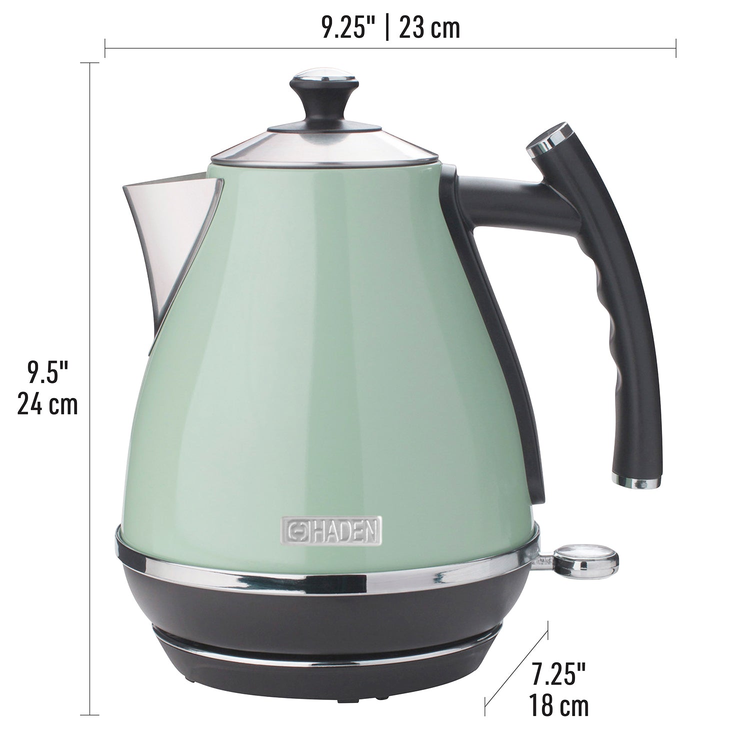 Haden Stainless Steel Retro Toaster & 1.7 Liter Stainless Steel Electric Kettle