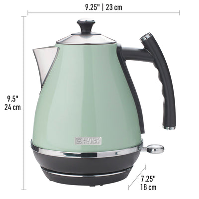 Haden Stainless Steel Retro Toaster & 1.7 Liter Stainless Steel Electric Kettle