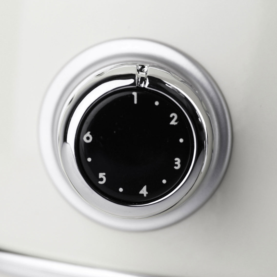 Haden Heritage 4 Slice Wide Slot Stainless Steel Toaster, Ivory/Chrome(Open Box)