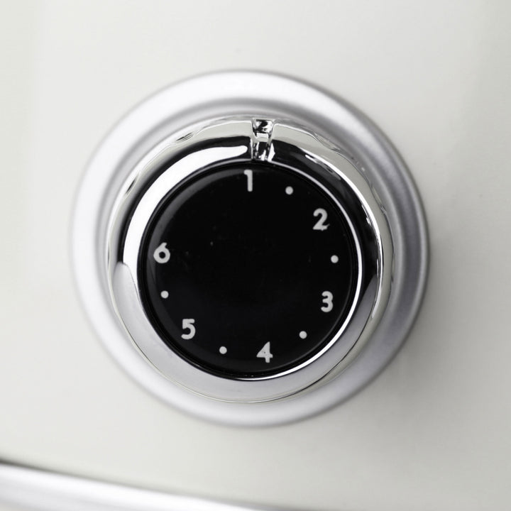 Haden Heritage 4 Slice Wide Slot Stainless Steel Toaster, Ivory/Chrome(Open Box)