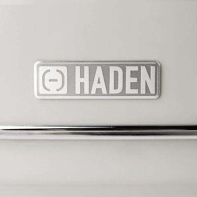 Haden Heritage 2 Slice Wide Slot Stainless Steel Toaster, Ivory & Chrome