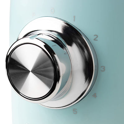Haden Heritage Retro Style 56oz 5 Blender with Glass Jar, Turquoise (Open Box)