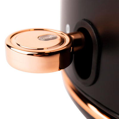 Haden Heritage Stainless Steel Electric Water and Tea Kettle, Copper and Black (Refurbished)