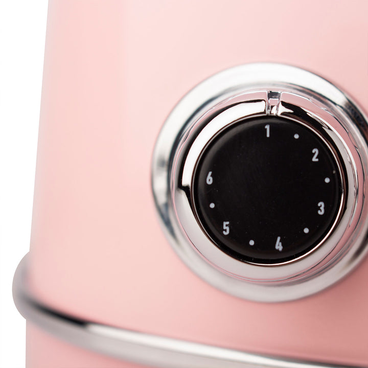 Haden Heritage 4 Slice Wide Slot Stainless Steel Toaster w/ Defrost, Pink (Used) - VMInnovations
