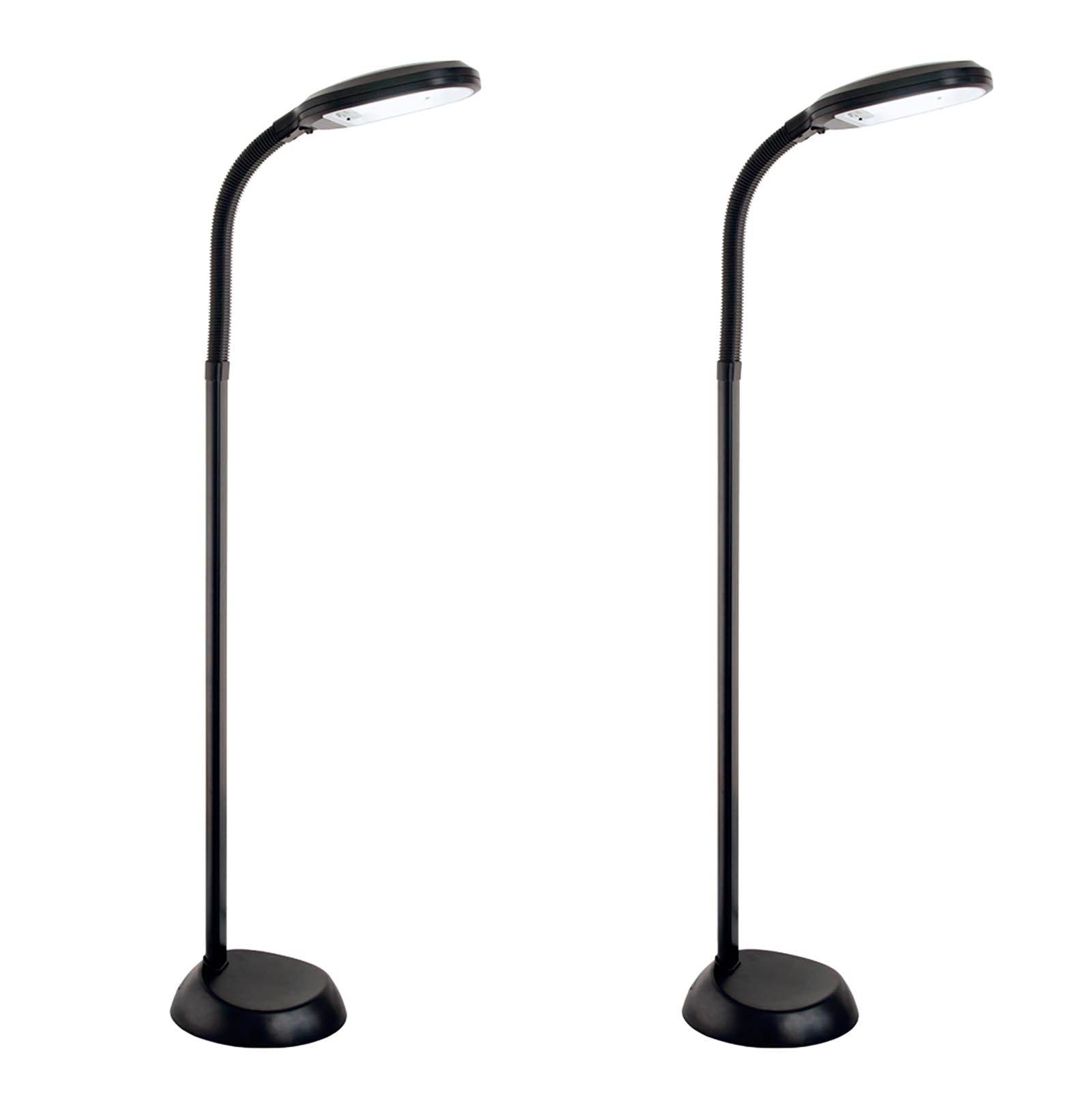 Hydrofarm Agrobrite 27 Watt Indoor Adjustable Standing Plant Lamp Light (2-Pack) - VMInnovations