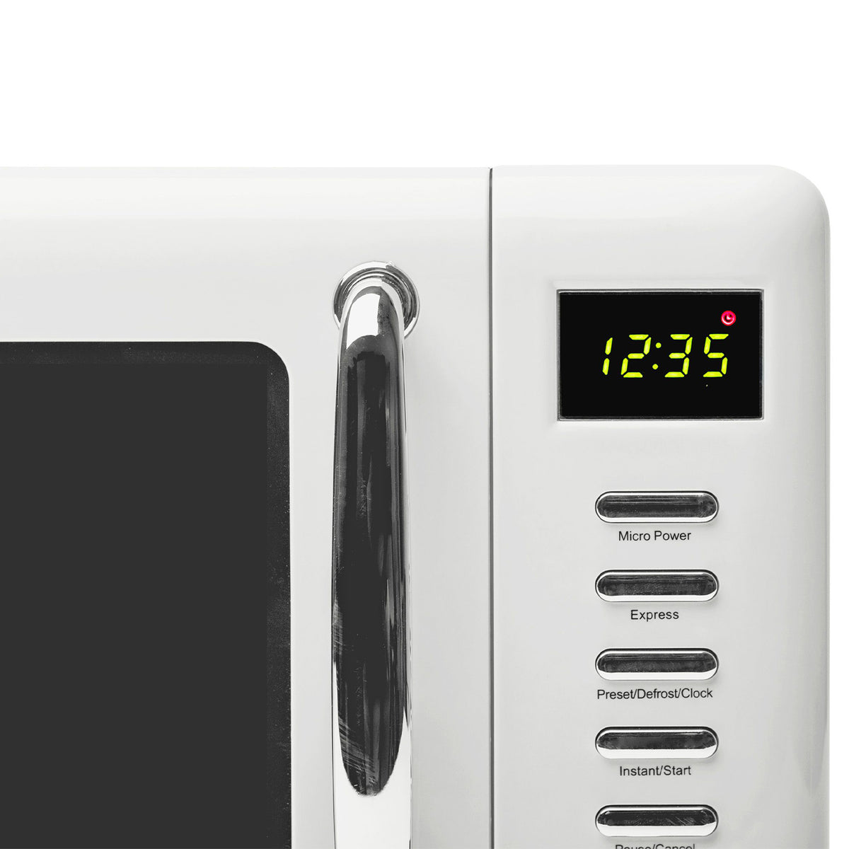 Haden Heritage Vintage 0.7 Cubic Foot 700 Watt Countertop Microwave (Open Box)