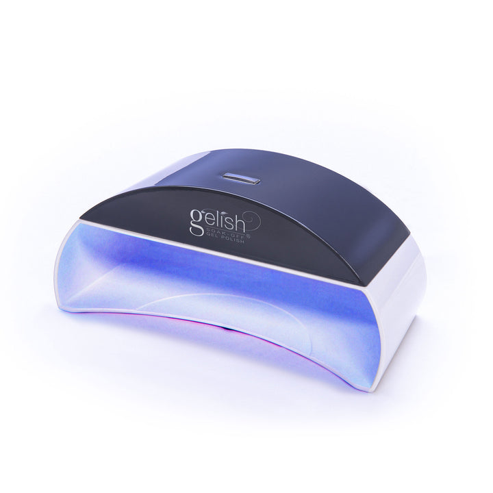 Gelish Mini Soak Off Gel Nail Polish Starter Kit, 9 mL with 5 Colors & LED Light - VMInnovations