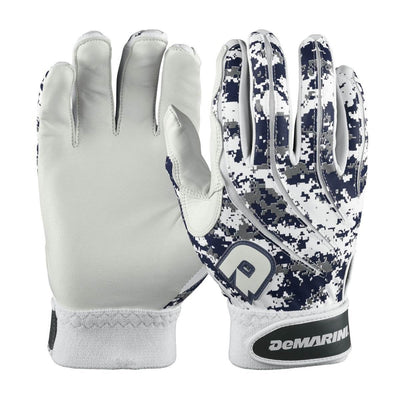 DeMarini Camo Navy Men's Baseball Batting Gloves, Small (2 Pair) | WTD6104NAS