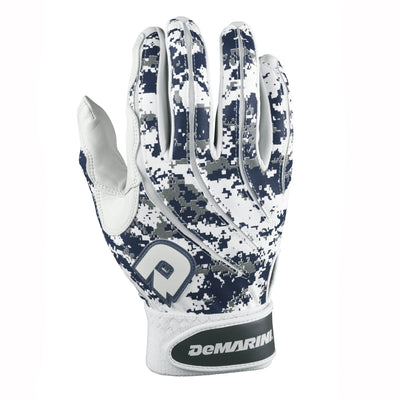 DeMarini Camo Navy Men's Baseball Batting Gloves, Small (2 Pair) | WTD6104NAS