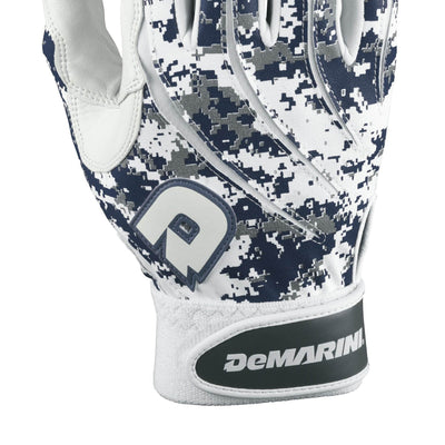 DeMarini Camo Navy Men's Baseball Batting Gloves, Small (2 Pair) | WTD6104NAS