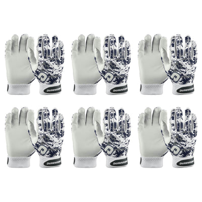 DeMarini Camo Navy Men's Baseball Batting Gloves, Small (6 Pair) | WTD6104NAS