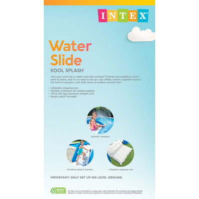 Intex Kool Splash Inflatable Play Center Water Slide | (Open Box) (2 Pack) - VMInnovations