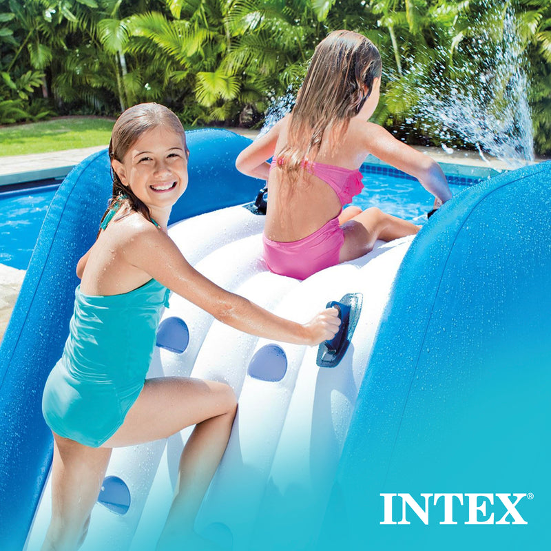 Intex 58849EP Kool Splash Inflatable Play Center Swimming Pool Water Slide, Blue