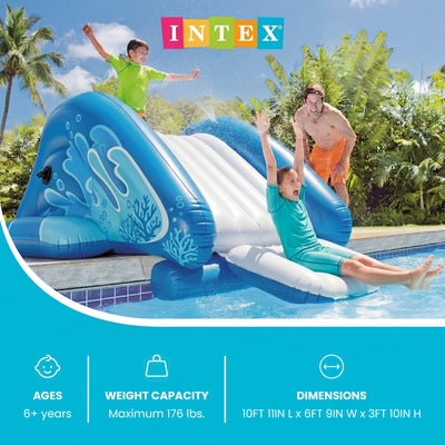 Intex Kool Splash Inflatable Swimming Pool Water Slide accessory (Used)