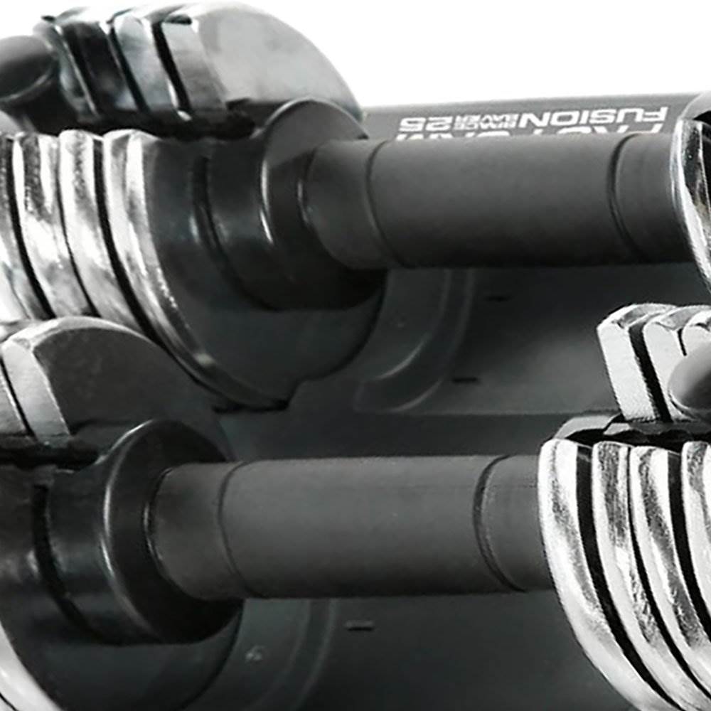 SpaceSaver 25 Pounds Double Adjustable Dumbbells | PFSAW2514 (Open Box)