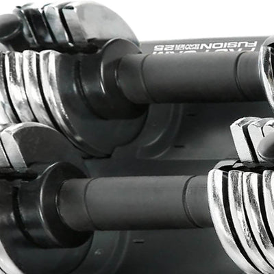 SpaceSaver 25 Pounds Double Adjustable Dumbbells | PFSAW2514 (Open Box)