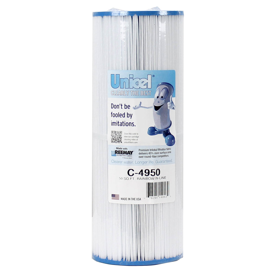 Unicel C-4950 Replacement 50 Sq Ft Pool Hot Tub Spa Filter Cartridge (4 Pack)