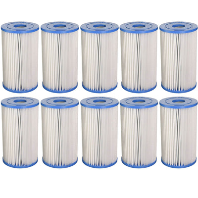 Unicel Swimming Pool C5315 Replacement Filter Filtration Cartridge (10 Pack)