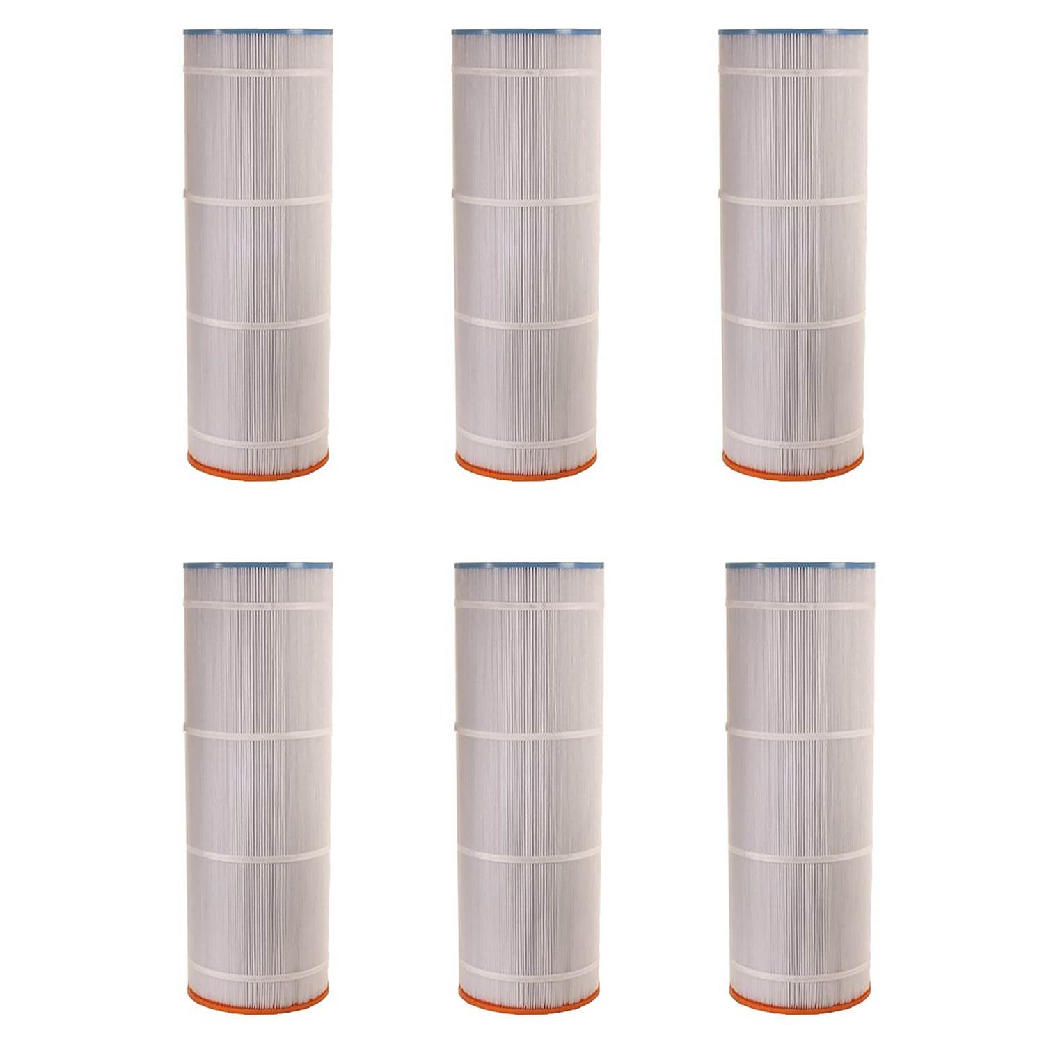 Unicel UHD-SR100 102 SqFt 4 Oz Media Pool Filter Cartridge, 195 Pleats (6 Pack) - VMInnovations