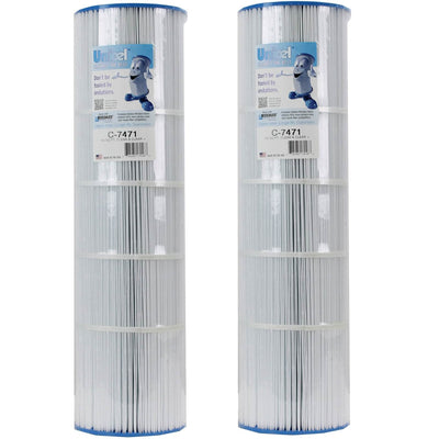 Unicel Clean & Clear Plus Replacement Cartridge Filter C-7471 PCC 105 (2 Pack)