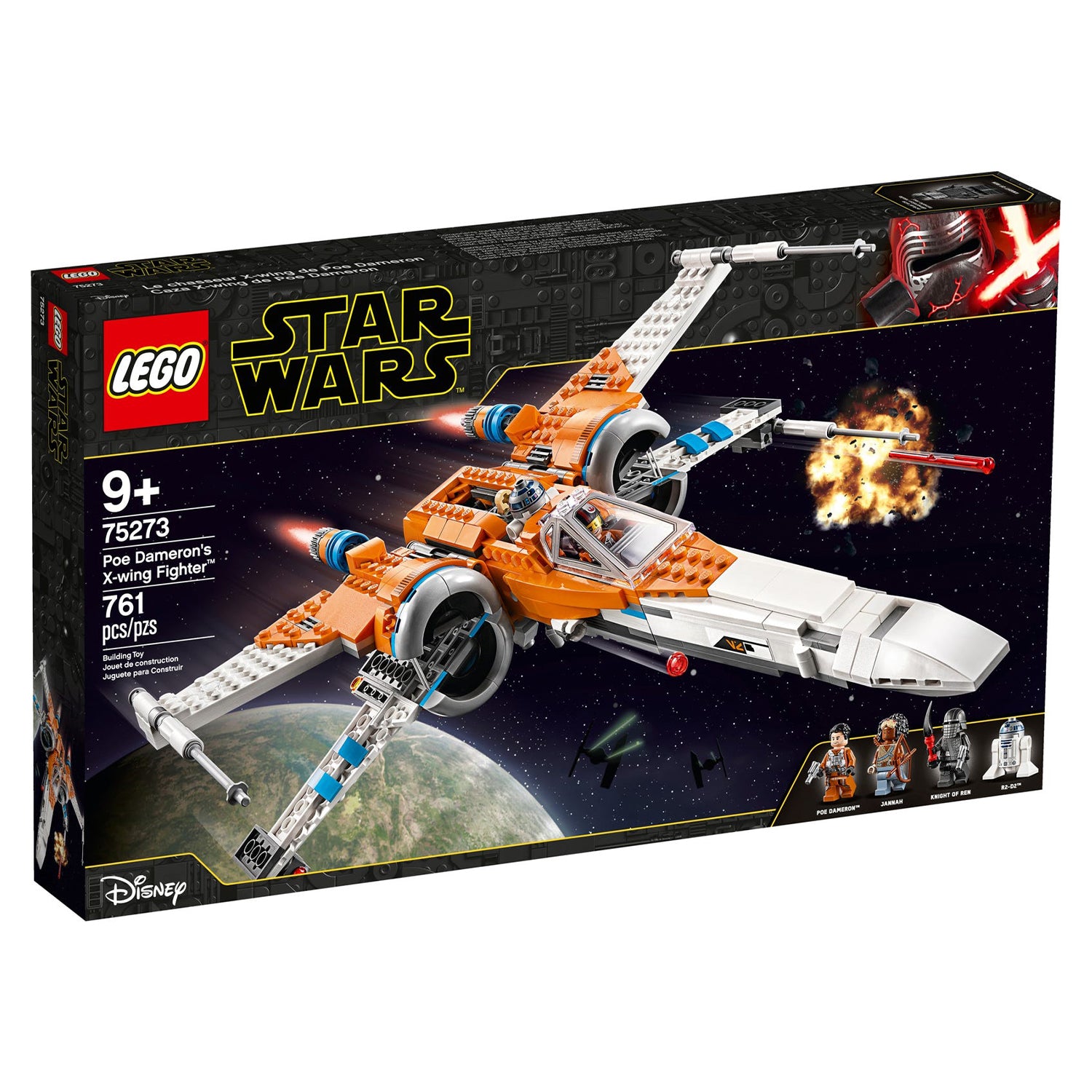 LEGO 75273 Star Wars Poe Dameron's X Wing Fighter Building Set (761 Pieces)