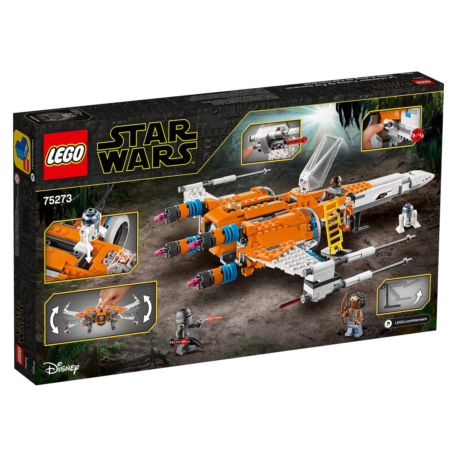LEGO 75273 Star Wars Poe Dameron's X Wing Fighter Building Set (761 Pieces)