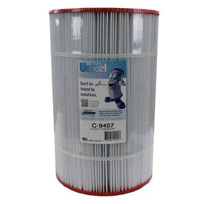 Unicel C-9407 Replacement 75 Sq Ft Pool Spa Filter Cartridge, 171 Pleats, 6 Pack