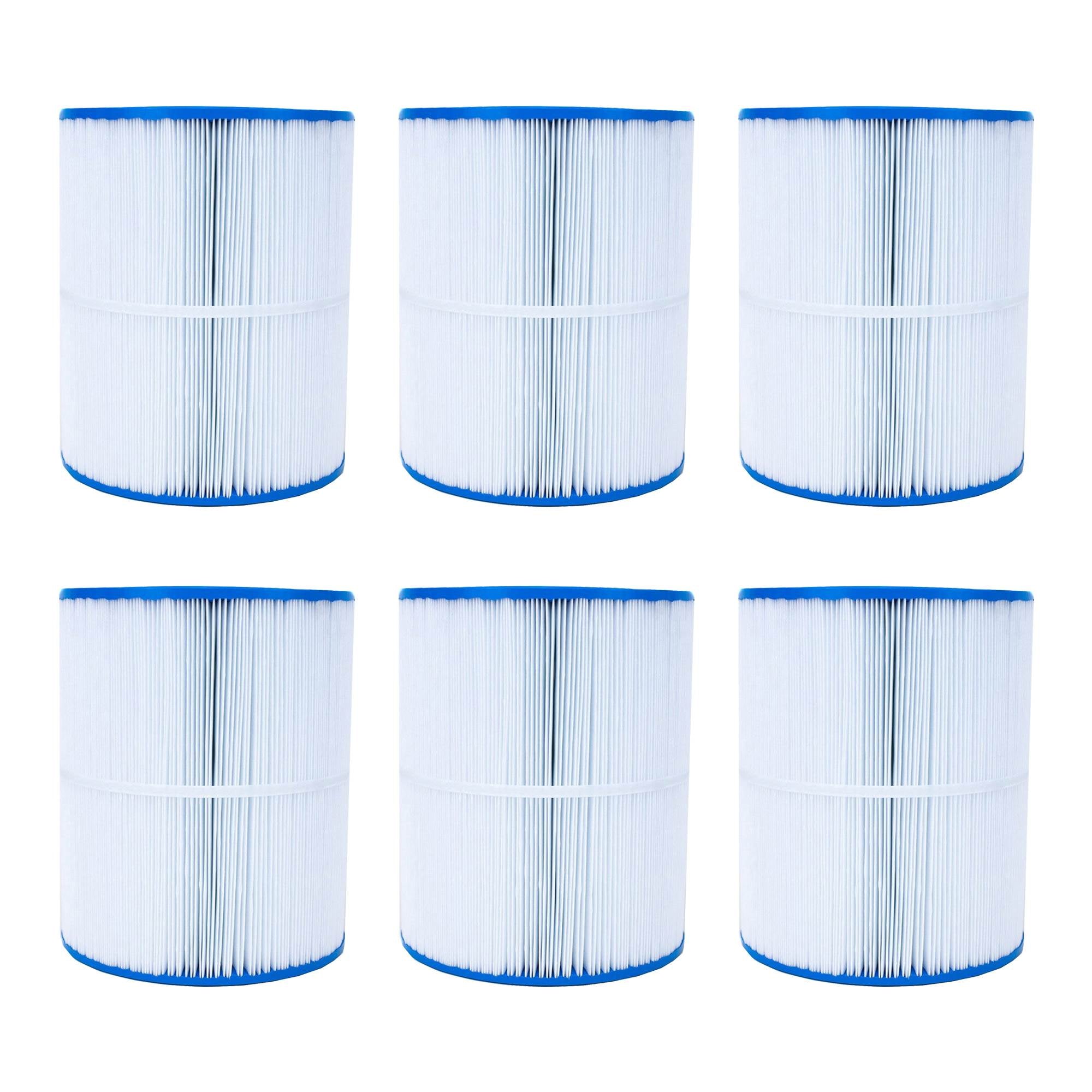 Unicel C-8465 Replacement 65 Sq Ft Spa Filter Cartridge, 234 Pleats, 6 Pack