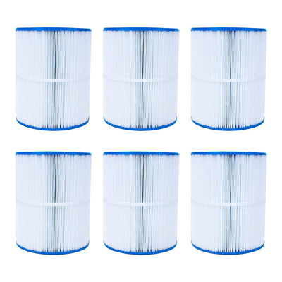 Unicel C-8465 Replacement 65 Sq Ft Spa Filter Cartridge, 234 Pleats, 6 Pack