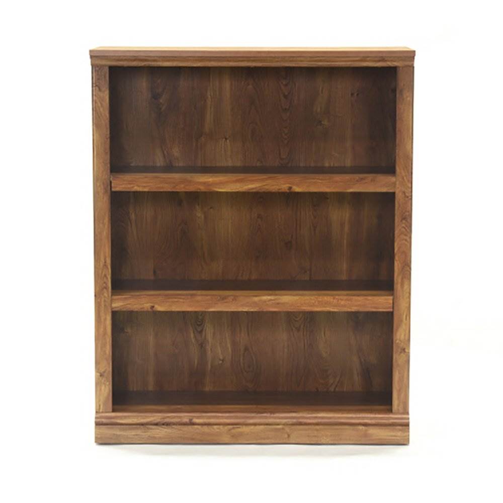 Sauder Furniture Select Collection 3 Shelf Bookcase, Chestnut Finish (Open Box)
