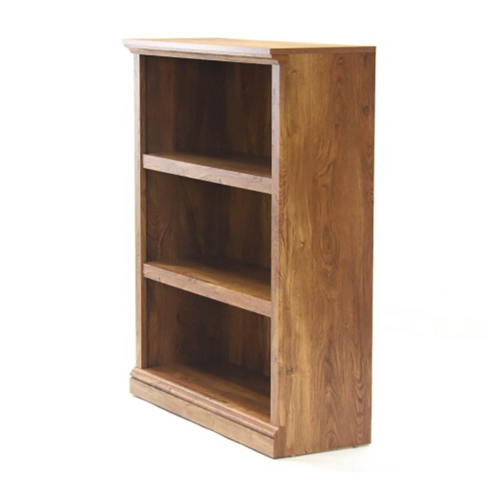 Sauder Furniture Select Collection 3 Shelf Bookcase, Chestnut Finish (Open Box)