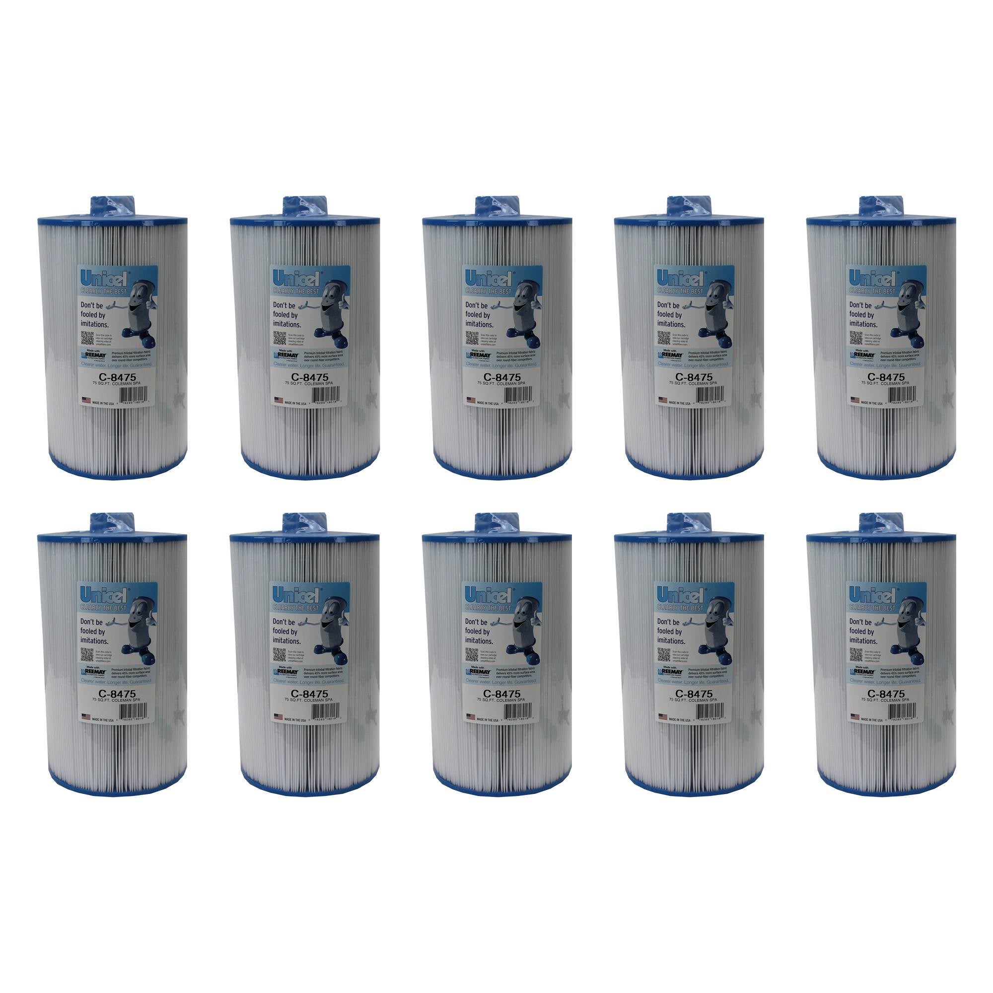 Unicel C-8475 Coleman Maax 75 Sq.Ft. Replacement Pool Filter Cartridge (10 Pack)