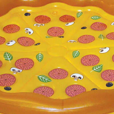 Swimline Giant Personal Pan Pizza Inflatable Island Pool Float Raft (Used)