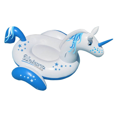 Swimline Giant Inflatable Magical Unicorn Ride On Swimming Pool Float (Open Box)