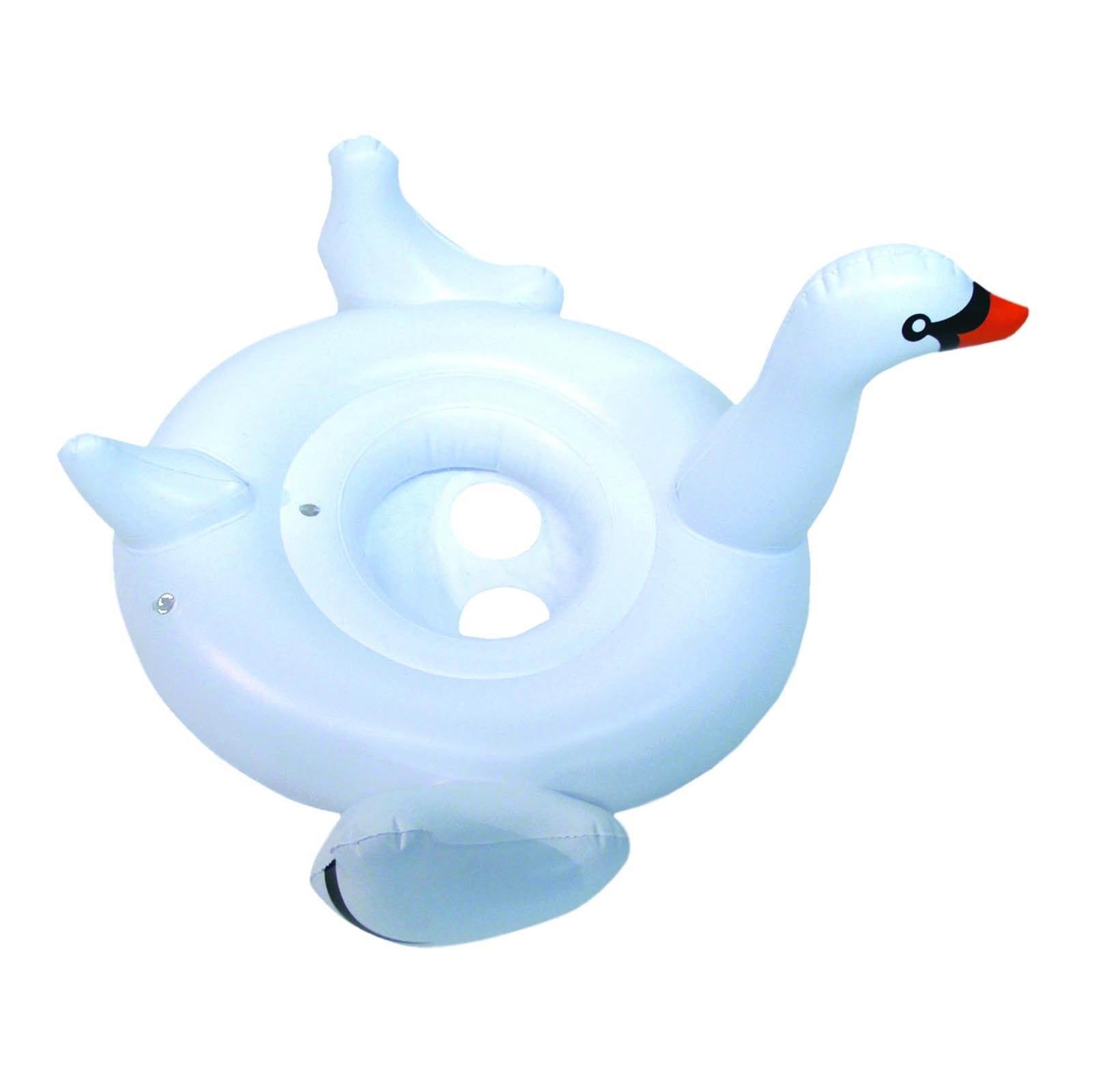 Swimline Kids Baby Inflatable Swan Swimming Pool Water Toy Seat Float (Open Box)