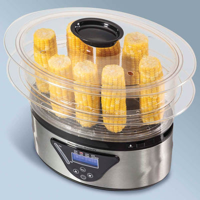 Hamilton Beach 2-Slice Digital Toaster + Hamilton Beach 5.5 Quart 2 Tier Steamer