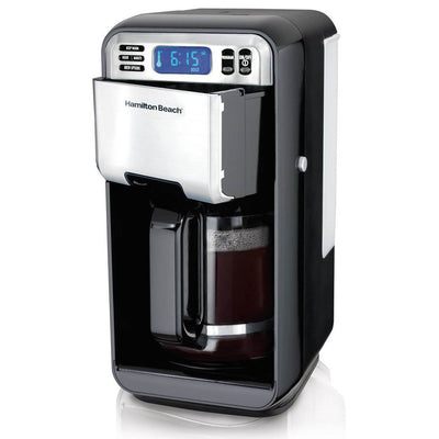 Hamilton Beach 12-Cup Coffee Maker + Proctor Silex Belgian Style Waffle Maker