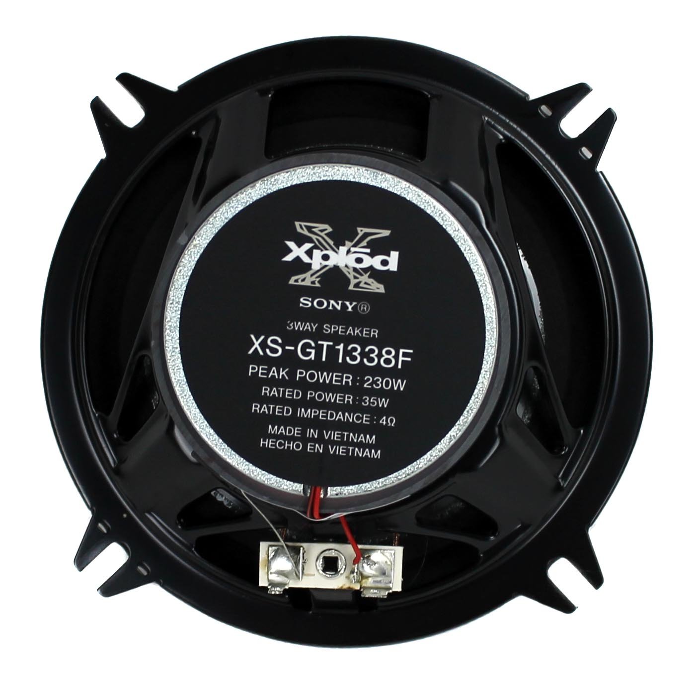 2) Sony XS-GT1338F 5.25" 230 Watt 3-Way Car Audio Coaxial Speakers - Open Box