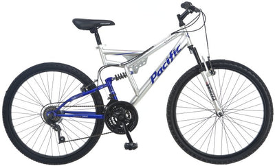 Pacific Chromium 26" Mens Dual Suspension Mountain Bike | 264162PA