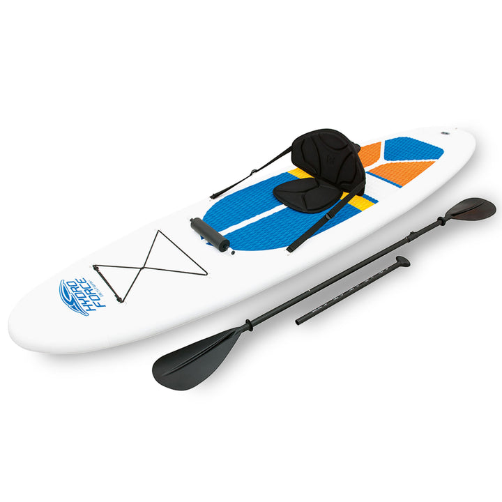 Bestway Hydro-Force White Cap 10' Inflatable Stand Up Paddle Board Kayak Set