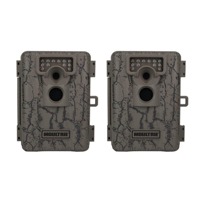 Moultrie A-5 Low Glow Infrared Trail Game Camera, 2 Pack (Certified Refurbished)