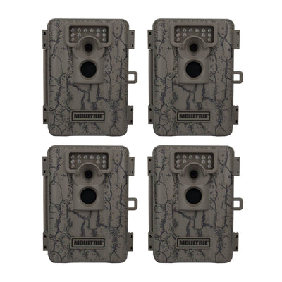 Moultrie A-5 Low Glow Infrared Trail Game Camera, 4-Pack (Certified Refurbished)