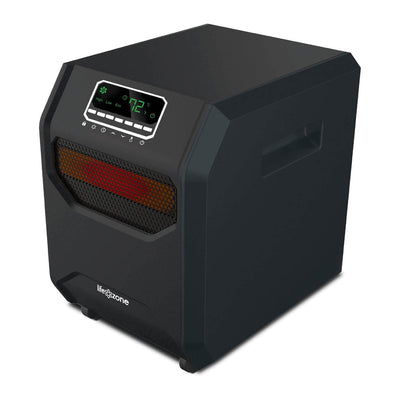 Lifesmart 4-Element Quartz Infrared Portable Electric Large Room Space Heater