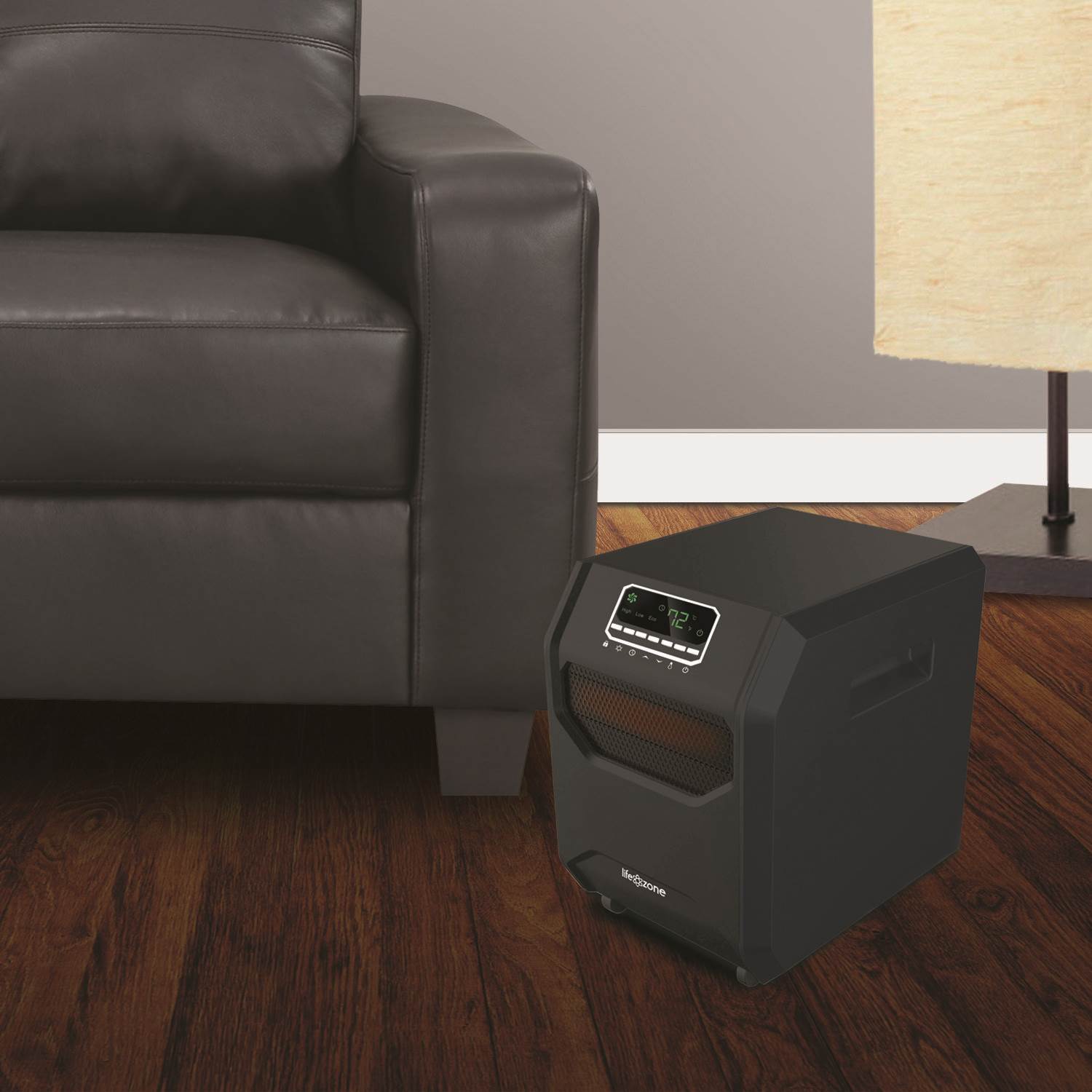 Lifesmart 4-Element Quartz Infrared Portable Electric Large Room Space Heater