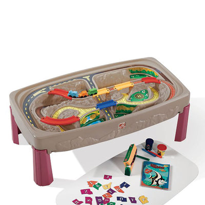 Step2 754700 Deluxe Multipurpose Multi Level Canyon Road Track and Train Table