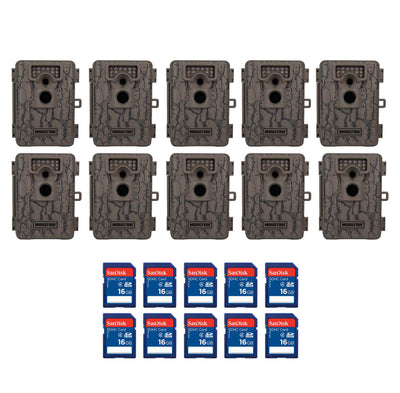 Moultrie A-5 5 MP Trail Game Camera, 10-Pack w/ SD Cards (Certified Refurbished)