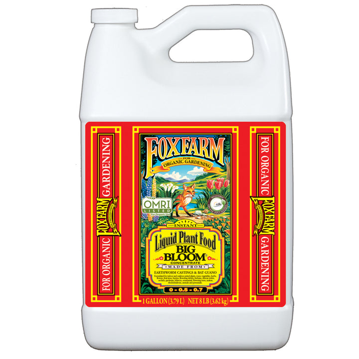 Fox Farm Big Bloom FX14003 Organic Plant/Flower Liquid Food Concentrate, 1Gallon